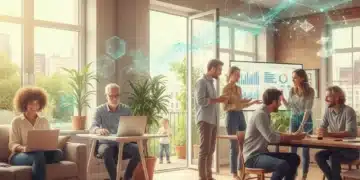 The Great Resignation's 2026 Evolution: 3 Key Shifts in Worker Priorities and Their Societal Impact Professionals working flexibly, balancing well-being and purpose in a modern work environment.