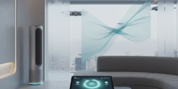 Smart Home Integration 2026: Achieving Seamless Digital Living Futuristic smart home living room with integrated devices and sleek design.