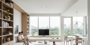 Home Organization Hacks 2026: Maximize Space & Efficiency Modern organized living space with clever storage solutions