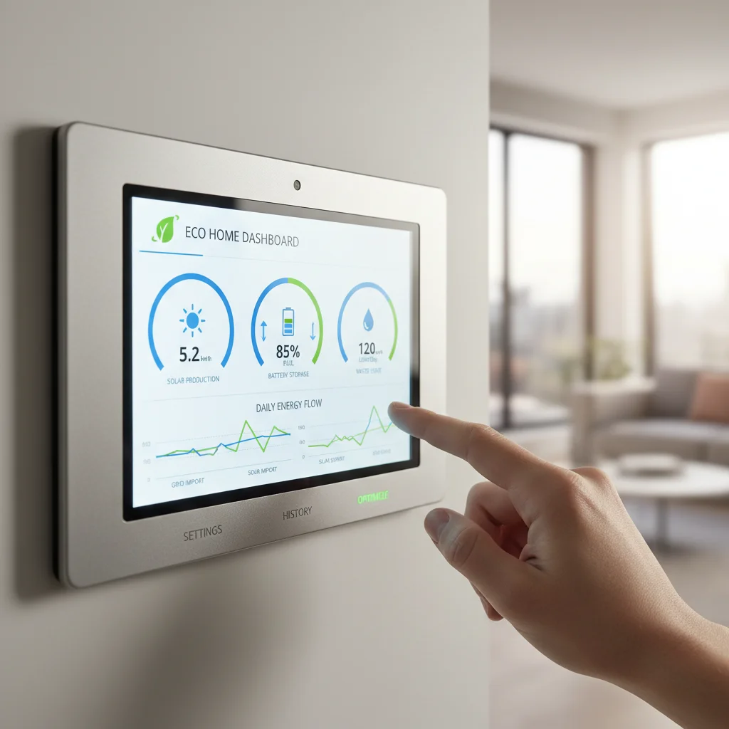 Smart home energy management system display