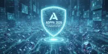 Digital shield protecting personal data under ADPPA 2026