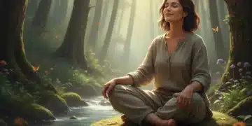Person enjoying nature during a digital detox, finding peace and clarity.