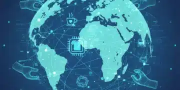 Global supply chain network with transparent pathways for ethical consumerism in 2026.