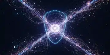Futuristic digital network representing secure digital legacy planning for 2026 and beyond