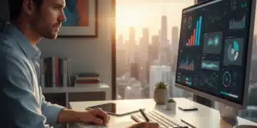 Focused person at desk overcoming procrastination